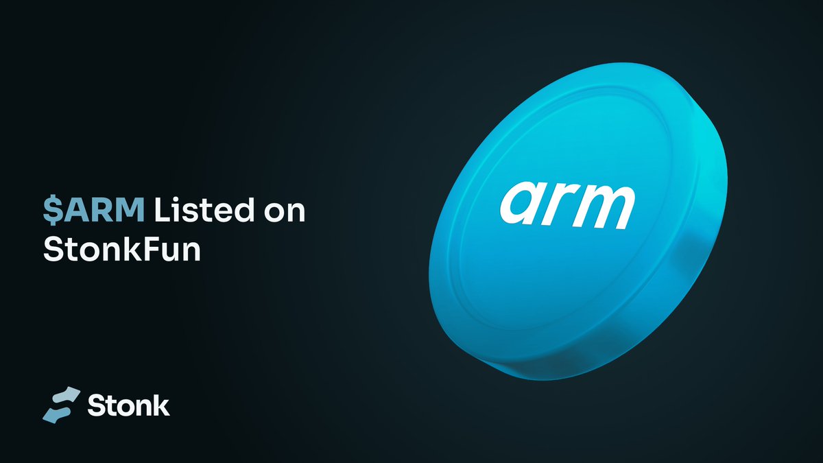LaunchOnSF's tweet photo. Meet the tech behind your doomscrolling.

You can now launch coins paired with $ARM from @Arm, on StonkFun.

https://t.co/Lq5IOclKDH

Powered by @Sunrise and @Backpack. https://t.co/S3N04r4JD9