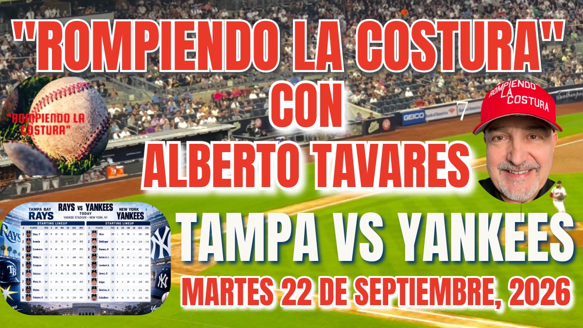 atavarestava's tweet photo. YANKEES VS RAYS https://t.co/RSK1VWQf12 via @YouTube https://t.co/gvzHqXohb2