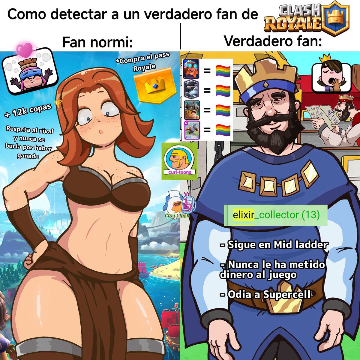 ToonsGrasa's tweet photo. Un verdadero fan de clash siempre habla mal de clash
#ClashRoyale https://t.co/qtBWKm7Evr