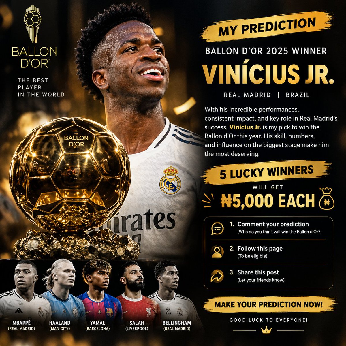 AdetunjiMoses15's tweet photo. Winner will be pick Randomly..
Note:
*comment,follow,share,like/repost 

 Let the dance start.... https://t.co/bUbFYfqGs3