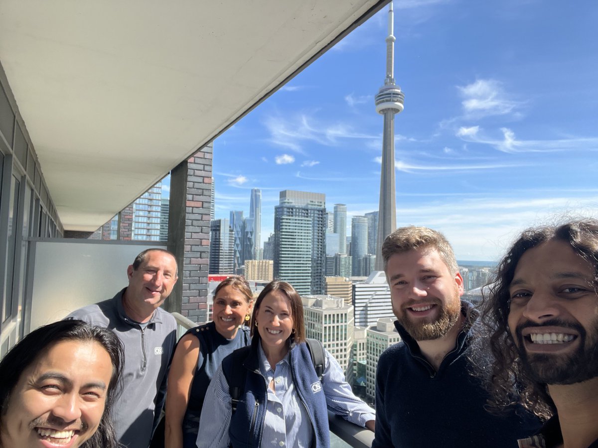 ConnectwithOSG's tweet photo. Blue skies, big views, and even better conversations. ☀️ The OSG team is in Toronto today meeting face to face with a valued client. Grateful for partners who make the work a true collaboration. #OSG #ClientPartnership #BetterTogether https://t.co/xx9bY4i9nB