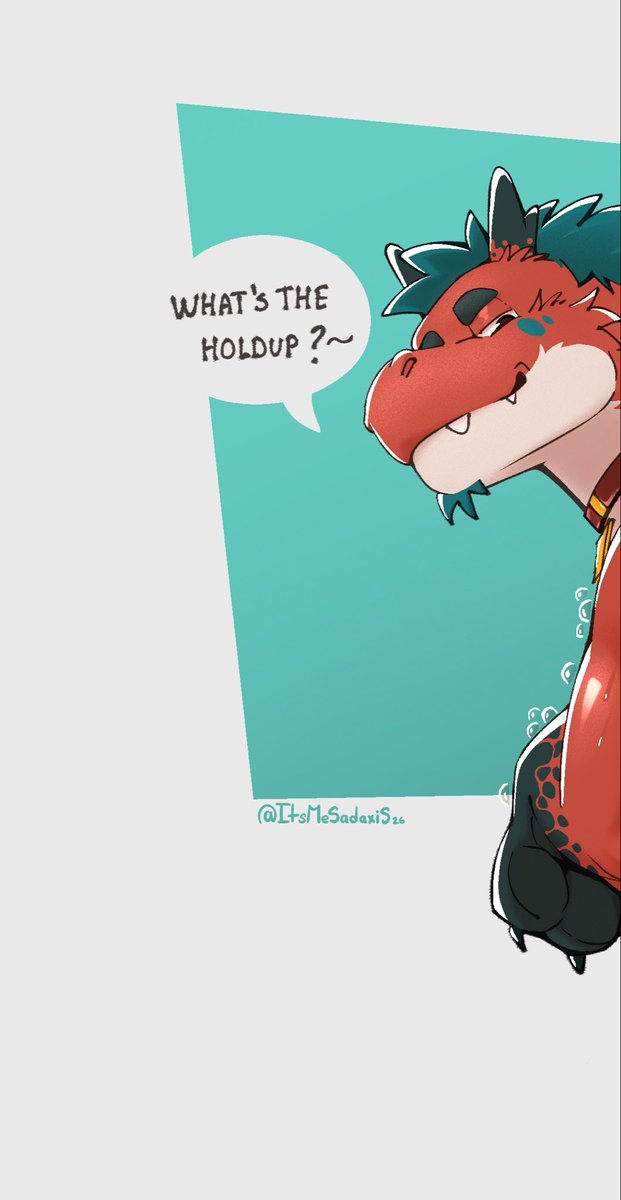 ItsmeSadaxiS's tweet photo. You should give me a hand instead of just standing there watching, don’t you think?~ 👀

Commission for @ArchieFox_ 🦊 and his boyfriend @Matte_Wolf 🐉 

Thank you so much!✨ https://t.co/PNvkRROIrp