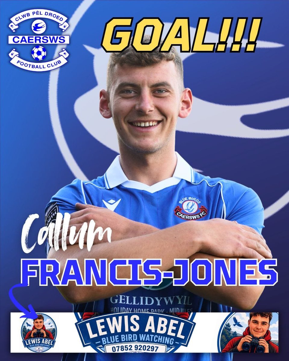 caerswsfc's tweet photo. Goals from a hat trick a piece for Callum Francis-Jones and Jake Morris and one apiece for Ash Harries and Tommy Rowlands.
Up the Sws!! 🔵⚪️💙
#sws #Bluebirds #YCanolbarth #CWFACup https://t.co/JfNi2ZeZuR