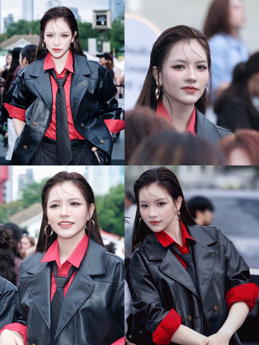 bloomingtimess's tweet photo. Her vibes, tall height, elegant, cool, handsome. she's so perfect 

ELLEFashionWeek2026 X MAMC 
#ELLEFashionWeek2026 
#EFW26ATICONSIAM 
#SeeYouAtTheTent #miephat #mieaya https://t.co/AqvsKMmkmY