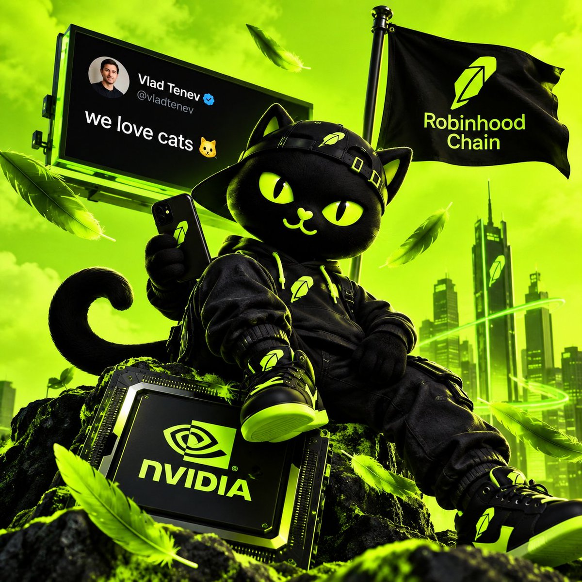 Mr_Bojangles04's tweet photo. @RobinhoodCrypto Maybe the cat wasn’t early to the trend.

Maybe the trend is finally catching up to the cat. 👀🐈
$WELOVECATS https://t.co/QHpez3hP7B