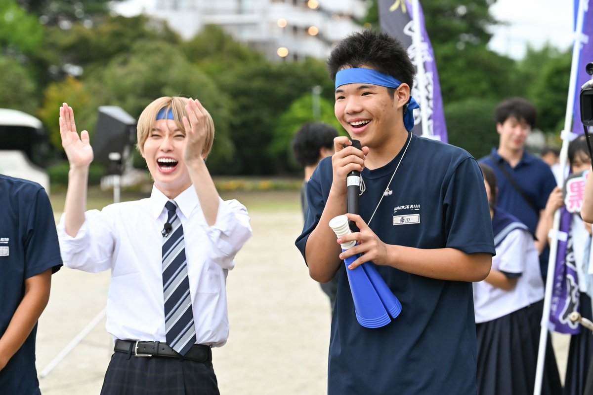 ctv_variety's tweet photo. 🟦黒磯中学校紹介🟦

❐ 全校生徒297人
❐ 井上と岩﨑を軽々と倒す瞬殺ガール⚡
❐ ムードメーカー超大柄ボーイ
❐ 緊張は捨ててきた！声量No.1アニソン少年
❐ U-14関東選抜 サッカー王子⚽

📣スクールサポーター
KEY TO LIT 岩﨑大昇&amp;井上瑞稀

◤#隣のスクイチ◢
📅9月30日㊌23時59分 https://t.co/Z9nXODDTTL