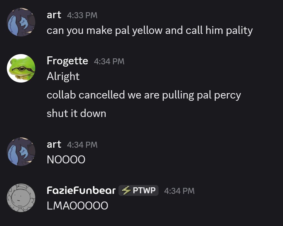 FazieFunbear's tweet photo. #playtimewithpercy #pillarchase2 https://t.co/IdqaYIPHlW