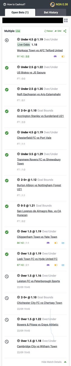 Hay_JayTips's tweet photo. Only game that survive 🥶 sporty lock cashout but I’m sure it’s coming home make I take recover. https://t.co/l54hrF8N1a