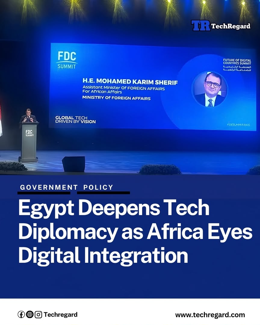 TechRegard's tweet photo. Egypt is seeking to strengthen technology diplomacy as part of its economic diplomacy and expand digital cooperation with African countries in artificial intelligence, cybersecurity, digital transformation and infrastructure.

https://t.co/GF8Lafm4xz https://t.co/hPb1VOsPMg