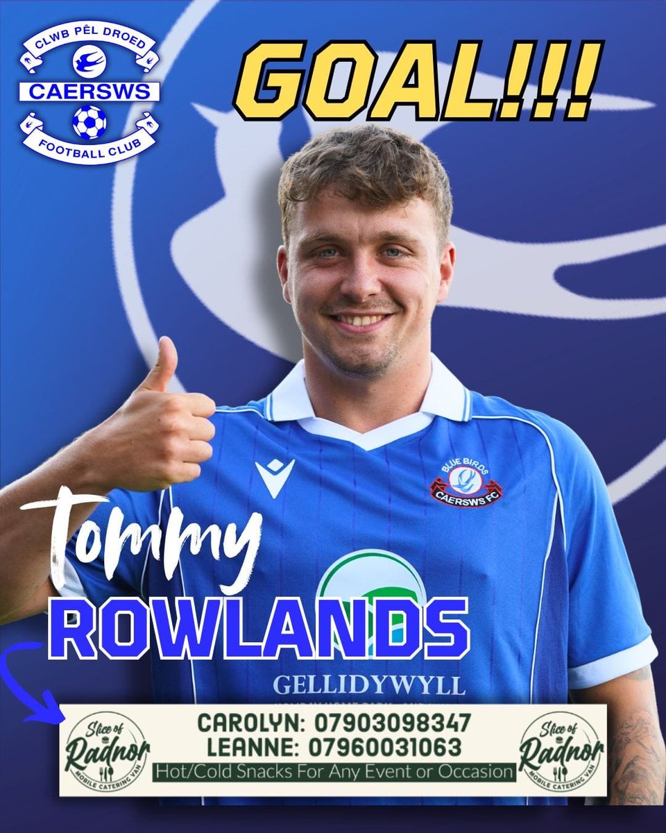 caerswsfc's tweet photo. Goals from a hat trick a piece for Callum Francis-Jones and Jake Morris and one apiece for Ash Harries and Tommy Rowlands.
Up the Sws!! 🔵⚪️💙
#sws #Bluebirds #YCanolbarth #CWFACup https://t.co/JfNi2ZeZuR