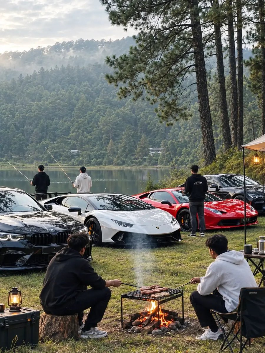 carzoneglobal's tweet photo. The kind of weekend money can't buy. One day, you and the friends you talked about the dream with are living it. Don't stop grinding.
Forget 5-star hotels. This is a billion-star experience. Be honest: which keys are you grabbing for the weekend? The Lambo, Ferrari, or BMW. https://t.co/7rCC478Dsa