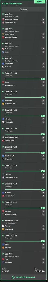 FredoTipping's tweet photo. OH MY GOODNESS THE EFL 383/1 MEGA ACCA IS A KABOOOOOMMMM🔥🔥🔥🔥🔥🔥 https://t.co/7YsvYZ7jCS