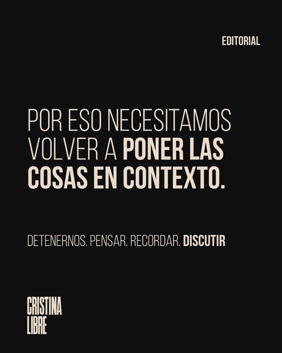 RCristinaLibre's tweet photo. ¿PORQUÉ NACE CRISTINA LIBRE? https://t.co/vBgUWiqxTk