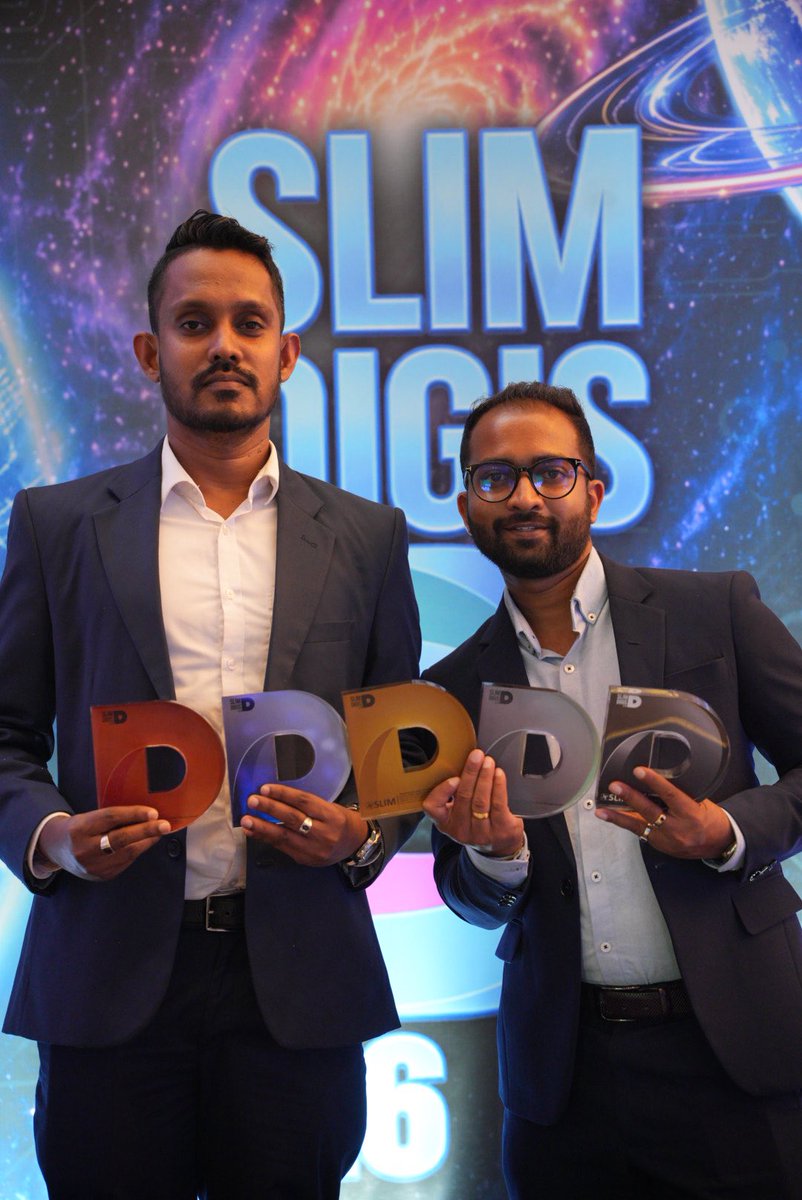 SPriyawickrama's tweet photo. We thought we were coming home with two awards. We ended up with five — including Gold. What a night for Nexus Strategy! 🏆✨ #SLIM #SLIMdigis @Vibeethaka https://t.co/pb9RxR0MTf