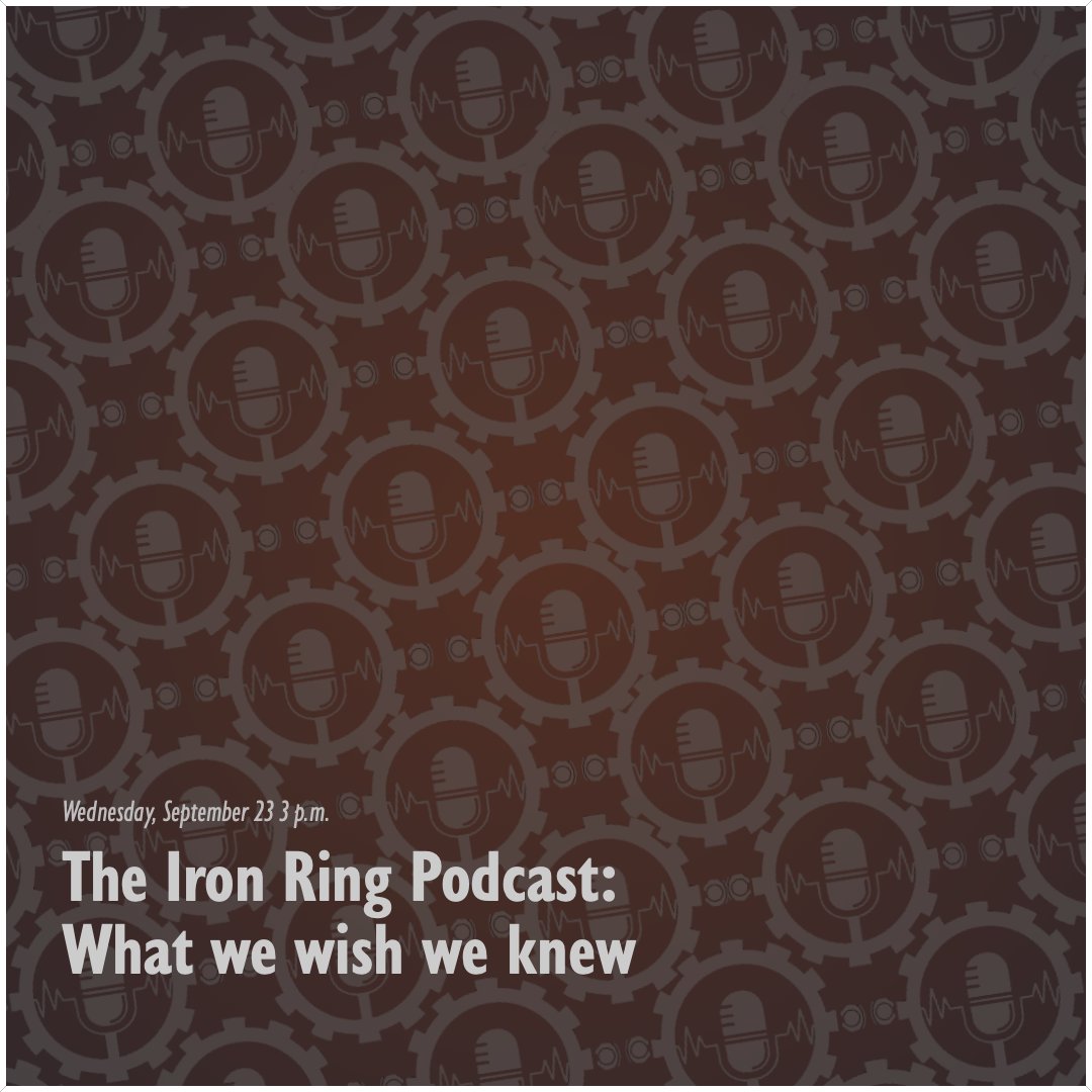 cu4thspace's tweet photo. The Iron Ring is back! In this episode, join the WIE team and your hosts this season, Maria Abu Ghazaly, Zineb Bamouh, and Allison Shkodra to hear their experiences navigating engineering at different stages of their academic journeys.

Info here: https://t.co/Qapedeisis https://t.co/EV7A4tbdU0