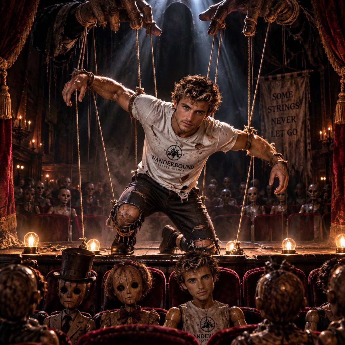 JaceMercer88's tweet photo. π KATβS AI CHALLENGE π
WHATβS YOUR NIGHTMARE? π
PULLING MY STRINGS πͺ‘
Being trapped is bad enough.
Being trapped while something else controls every move? Hell no. π
#KatsAIChallenge #WhatsYourNightmare #PullingMyStrings https://t.co/k5EFmyVRnS