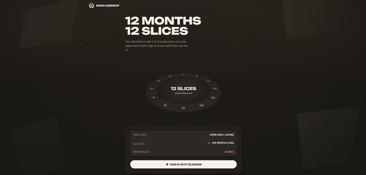 sonsofton's tweet photo. The wait is over, $SONS community!

Claim processes are officially LIVE. Update your WATS app, link your wallet, and secure your $cSONS allocations before the TGE.

Read the full step-by-step guide and claim instructions on our Telegram channel: https://t.co/UgBWX4Gp9R https://t.co/7Gmcs0fIdS