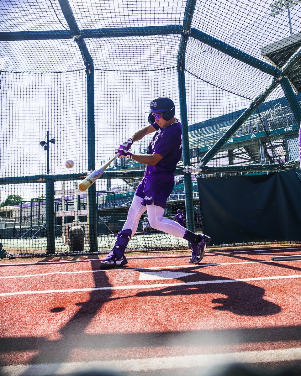 TCU_Baseball's tweet photo. feels GOOD to be back 🫡

#GoFrogs | #FrogballUSA https://t.co/Ffge3TYW38