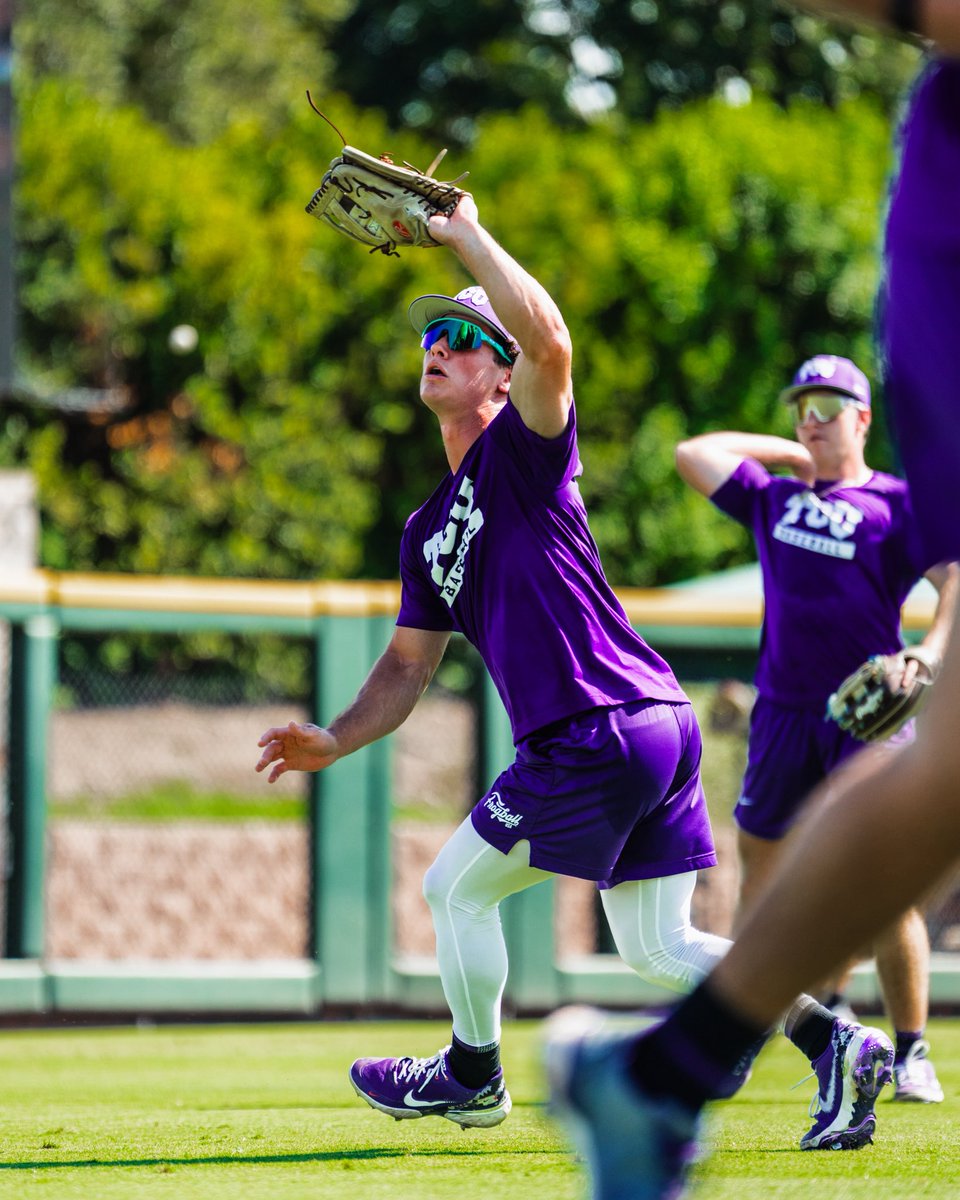 TCU_Baseball's tweet photo. feels GOOD to be back 🫡

#GoFrogs | #FrogballUSA https://t.co/Ffge3TYW38