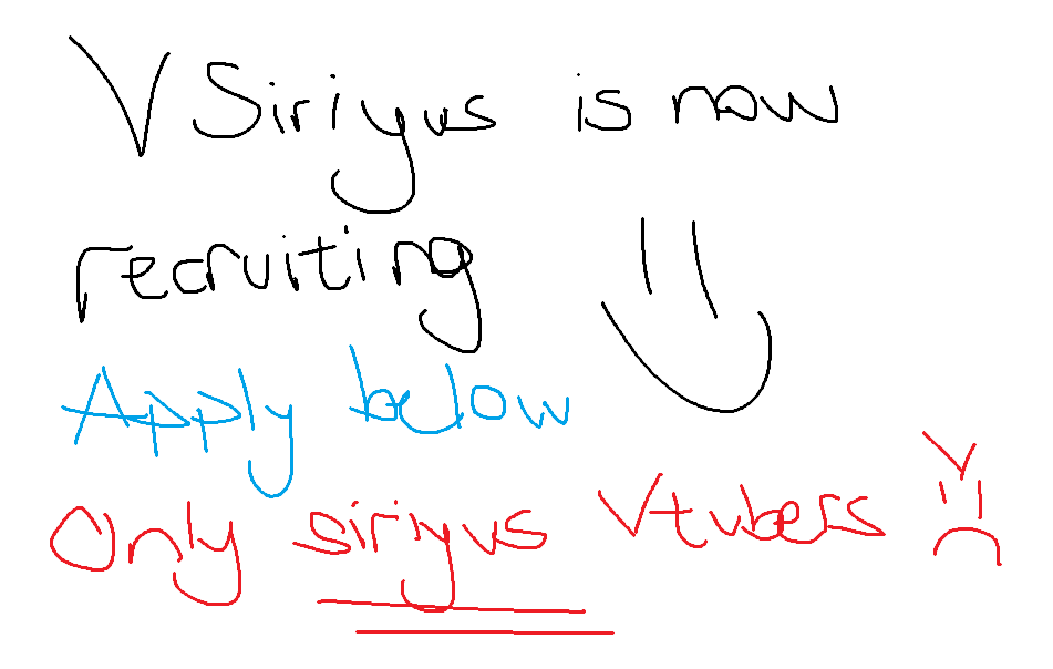 VSiriyus's tweet photo. V-Siriyus is now recruiting

if you are vtuber looking to join a siriyus group, give us a holler down below

k thx bai :D https://t.co/EXHmFp8Og3
