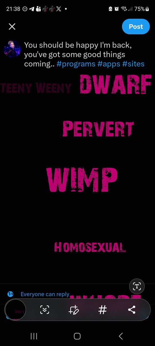 Jamie_TT's tweet photo. You should be happy I'm back, you've got some good things coming, this word flash is ready and only £10.. #programs #apps #humiliation #funny #android #developer #rude #WordFlash https://t.co/mPgZ3pIQV9