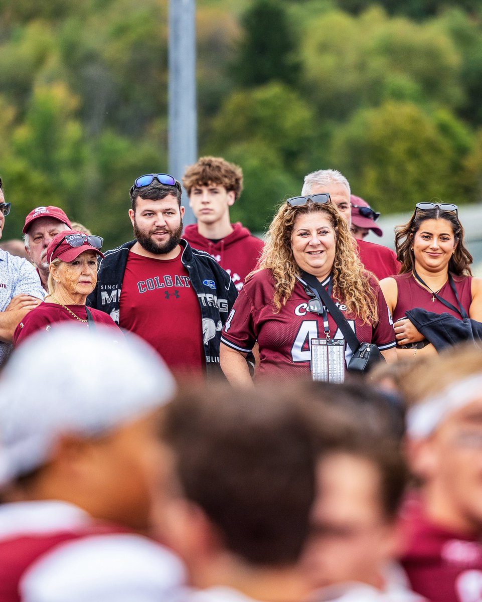 ColgateFB's tweet photo. The place to be 🏡

Stayed unbeaten at Andy Kerr Stadium in front of our largest home crowd since 2019. 

#GoGate | #DrawTheLine https://t.co/YyLViztD9e