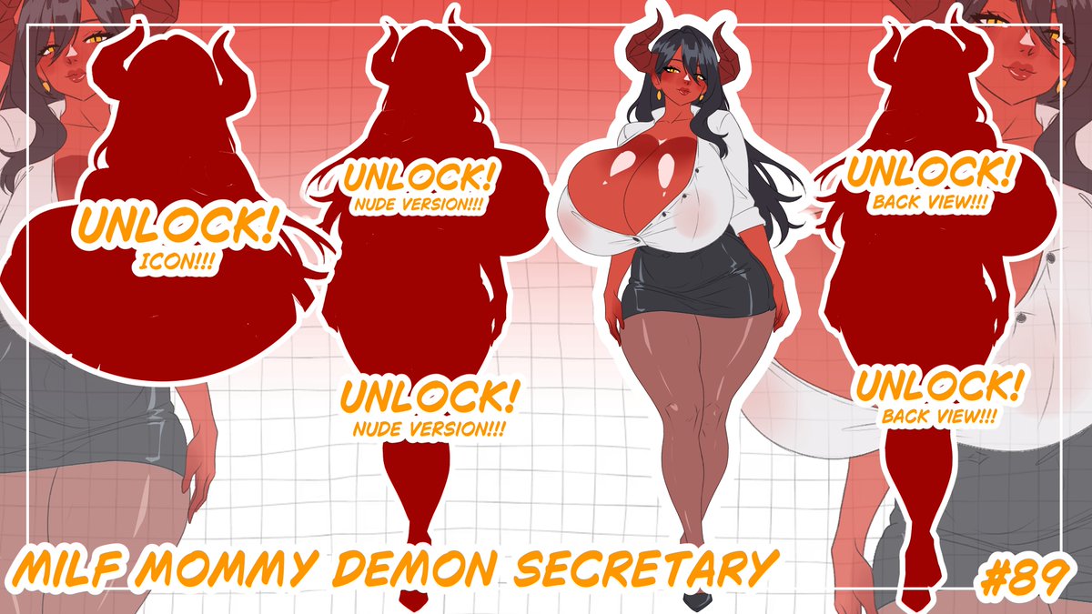 MilfstationArt's tweet photo. MILF MOMMY DEDMON SECRETARY ADOPTABLE AVAILABLE https://t.co/i5nXkM8DVq