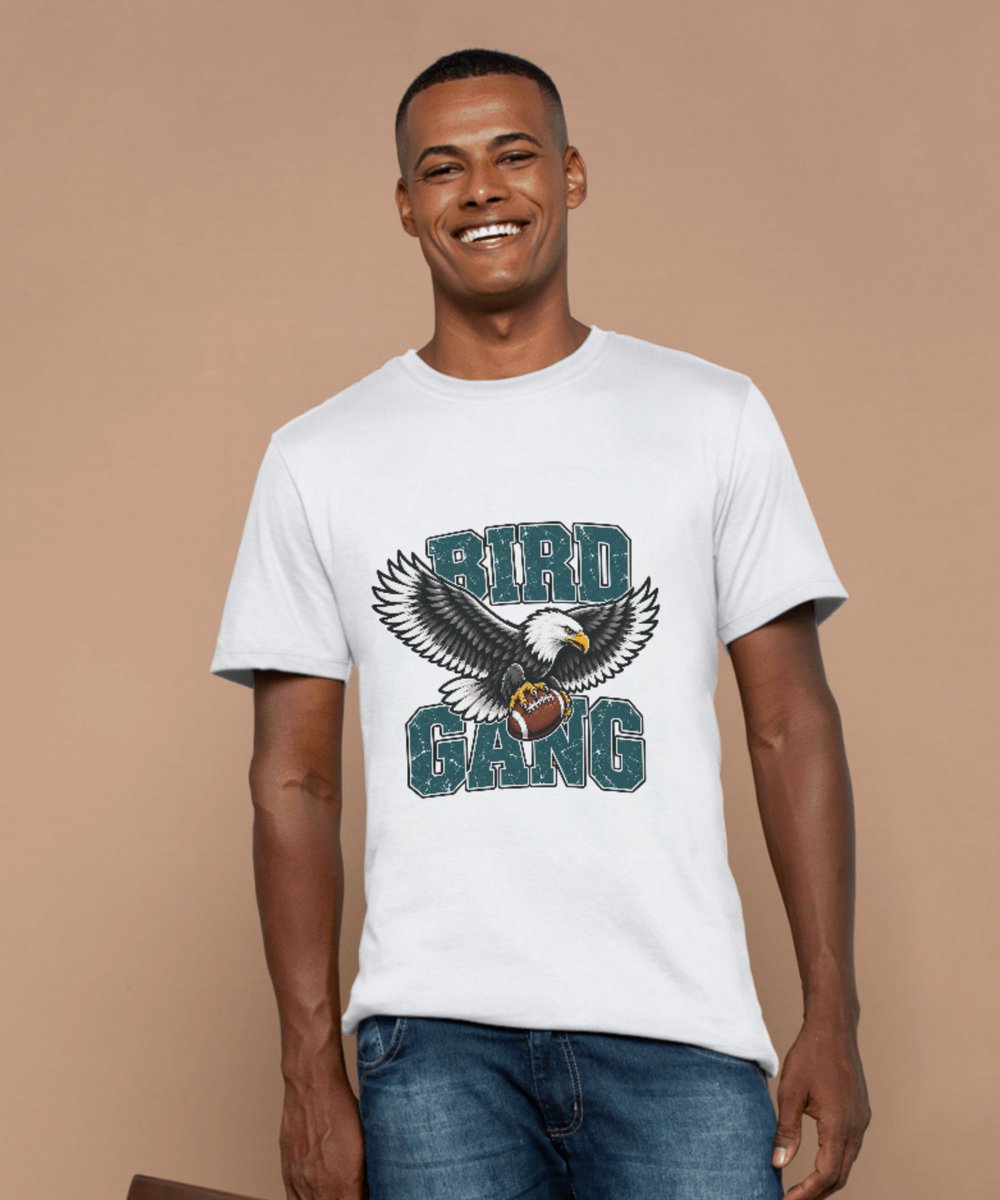 BirdGangteam's tweet photo. @NFL @CameronWolfe @MikeGarafolo 🦅 BIRD GANG 🦅

Vintage football style.
Philly fan energy.
Game-day ready. 🏈💚
👕 Get the shirt: https://t.co/ZixPNqYOwX https://t.co/kBQ47tTHKI
