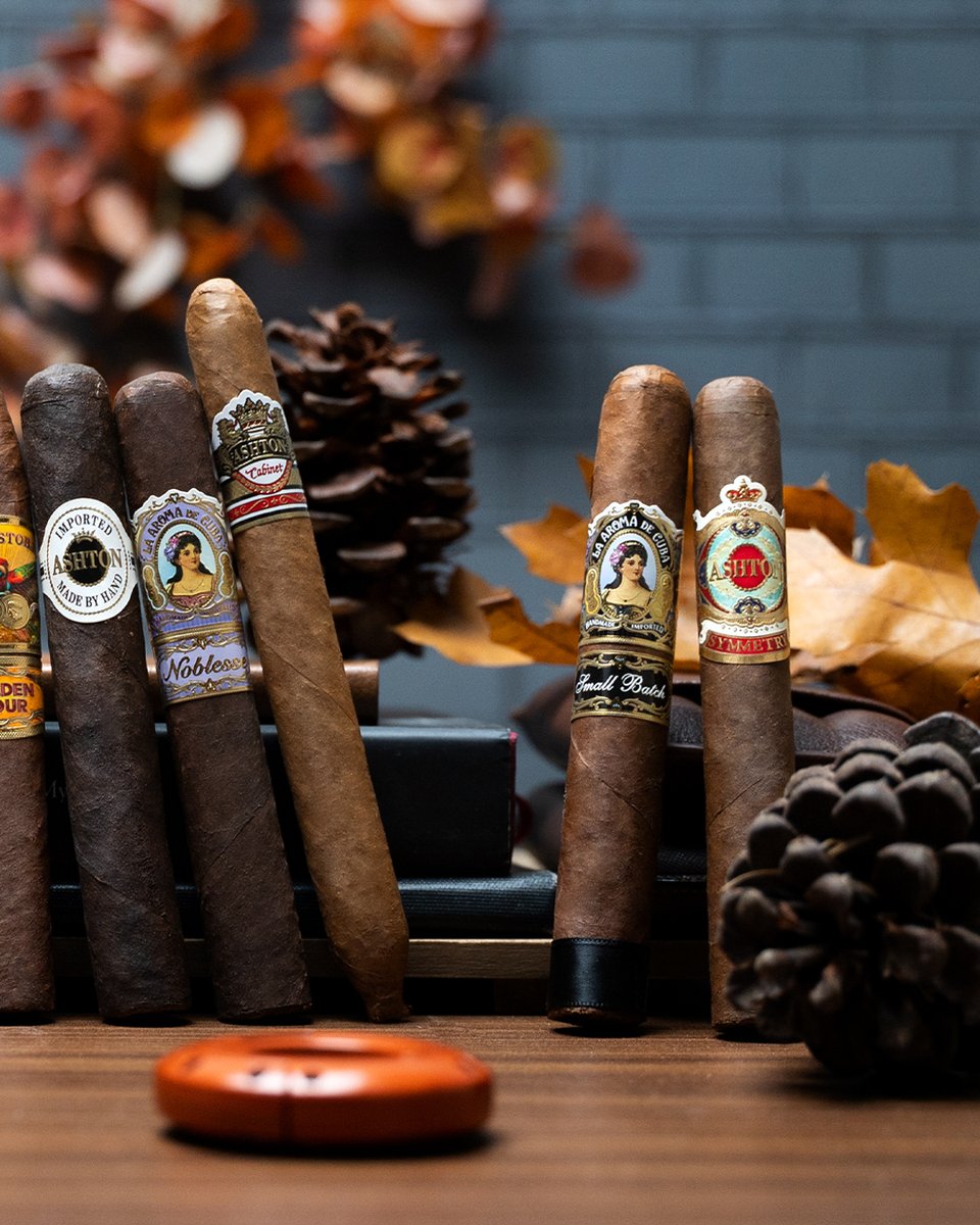 Ashtoncigar's tweet photo. The first day of Autumn has never looked better. 💨  

As the air cools and the season changes, step outside, light up your favorite, and settle into the slower pace of fall. Some escapes are as simple as fresh air and leaves. 🍂 https://t.co/X0H6CrItXd