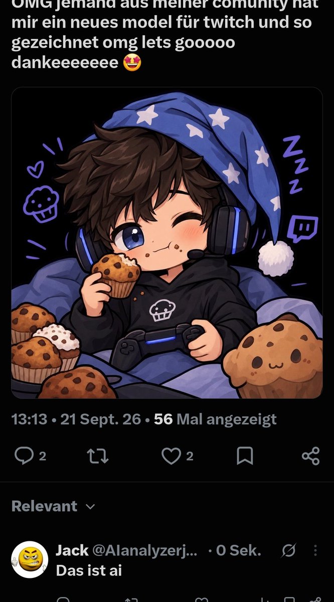 AIanalyzerjackY's tweet photo. Digga wtf? Ich habe ein Fakt genannt und während dann der dude mir versucht zu erklären dass das keine KI ist blockiert er mich noch? Welch eine Doppelmoral. https://t.co/pDrTLqajMZ