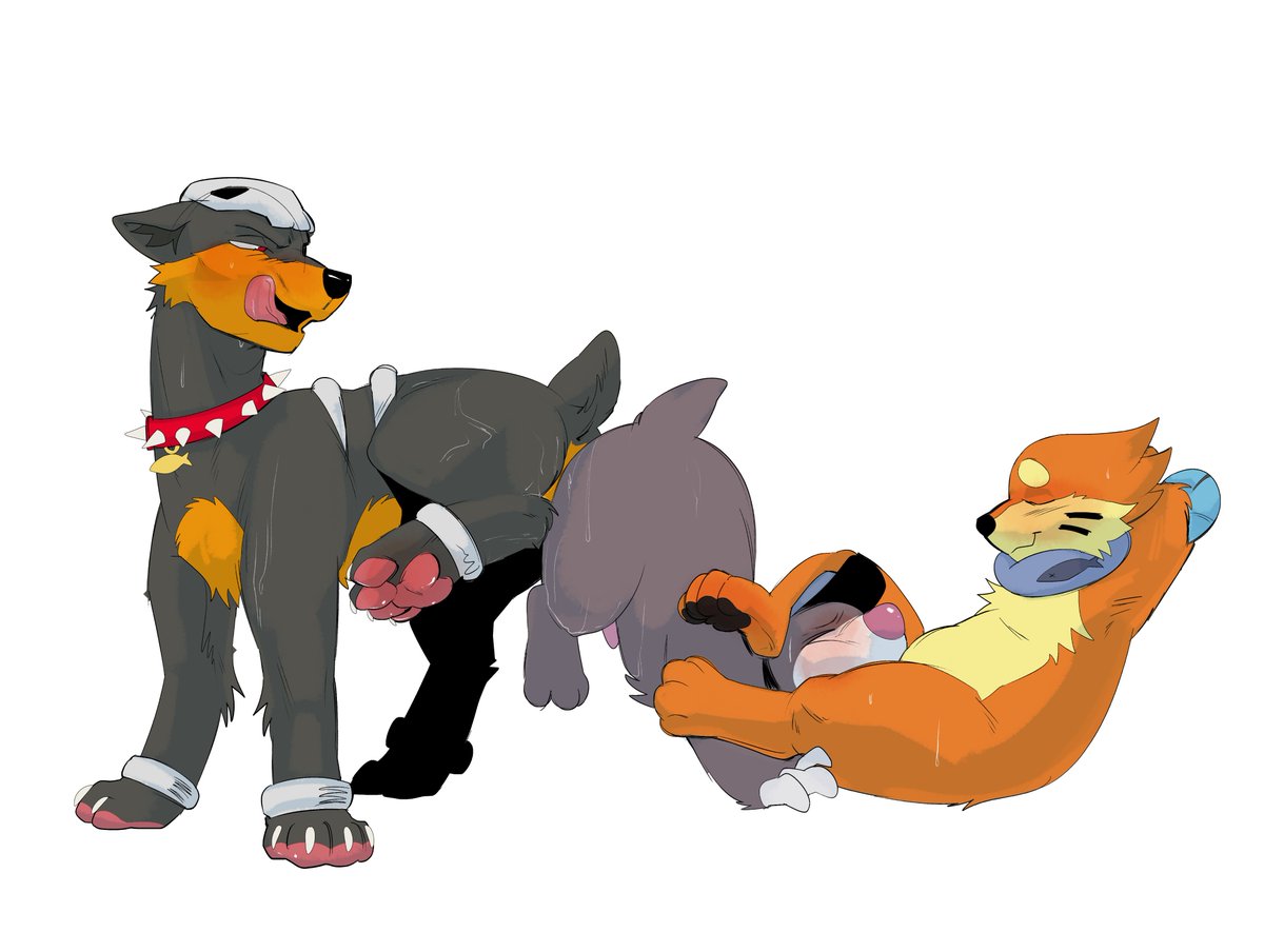 SoggyBuizel's tweet photo. Drilbur bullying. 

I love my new Drilbur OC, Mince. I really, really love him. Now let's mess him up with my other two OCs! https://t.co/7pEST2GgI9