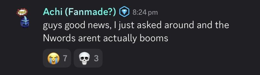 MusakharA167's tweet photo. Accusations boom named a particle the n word turned out to be false. Originally, confirmed by Achi a few hours later, he came out and said after further conversations with some very deep figures he concluded the n word particle was named by another Russian animator. https://t.co/4ATy8OMMoG