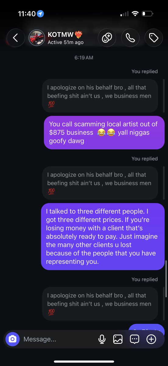 Tcsofunny's tweet photo. Tee grizzly brother baby grizzley tried to scam me out of $875 if you’re in the city of #detroit do not work with them https://t.co/84AQ1WUfs9