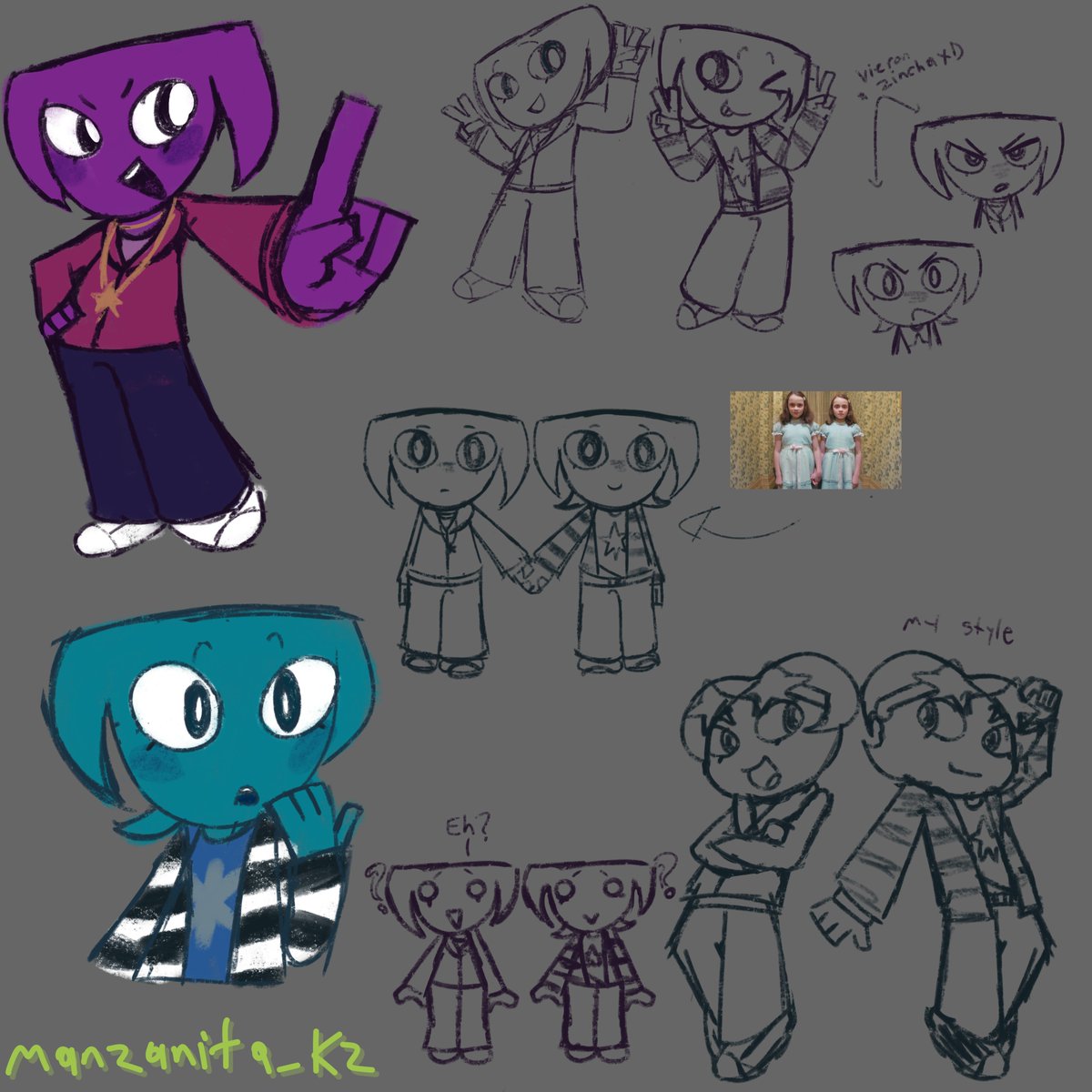 Manzanita_kz's tweet photo. #TSMTV #Mascotverse
School doodles (I wanted to doodle how yiyi draws kaz and nik 🥹) https://t.co/oZgqc0g5Cj
