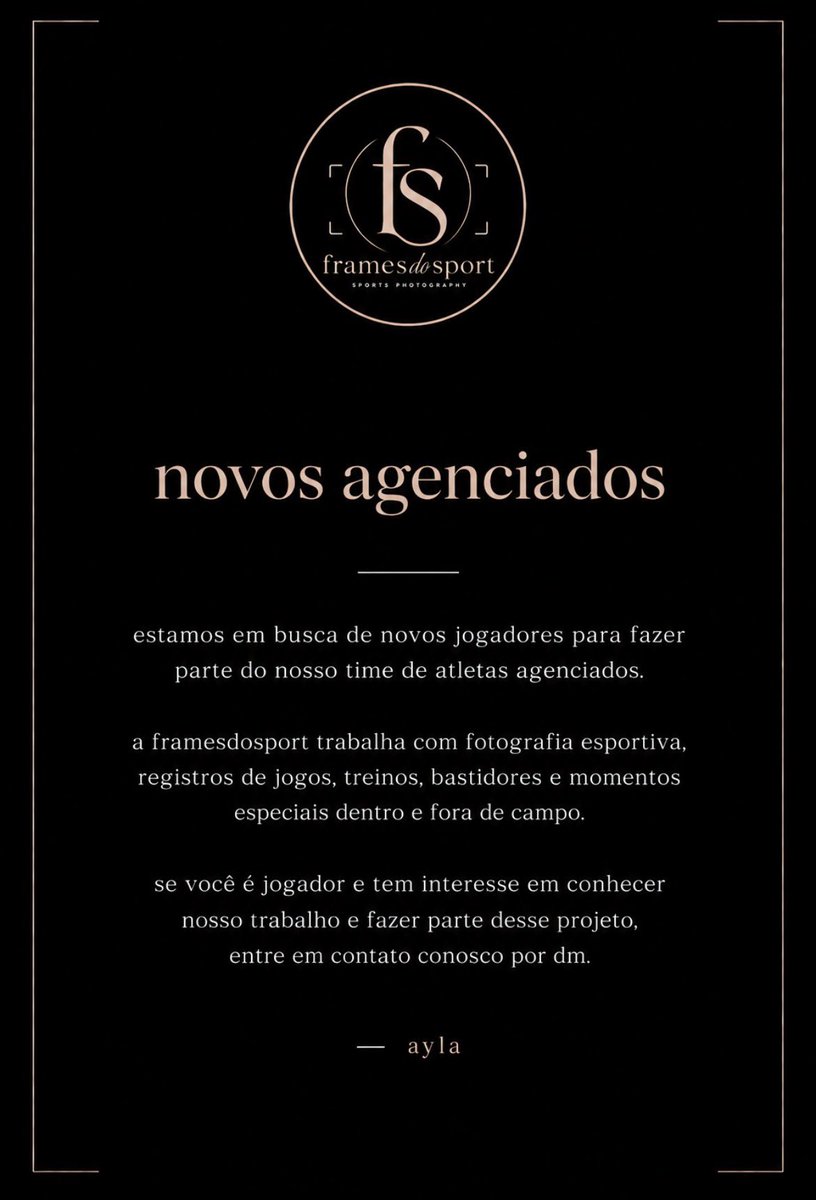 framesdosport's tweet photo. novos talentos, novos registros, novas histórias.

a framesdosport segue ampliando seus projetos e buscando atletas que compartilhem da nossa visão sobre o esporte e a importância de eternizar cada momento.📸 https://t.co/tmmHsGsfu0