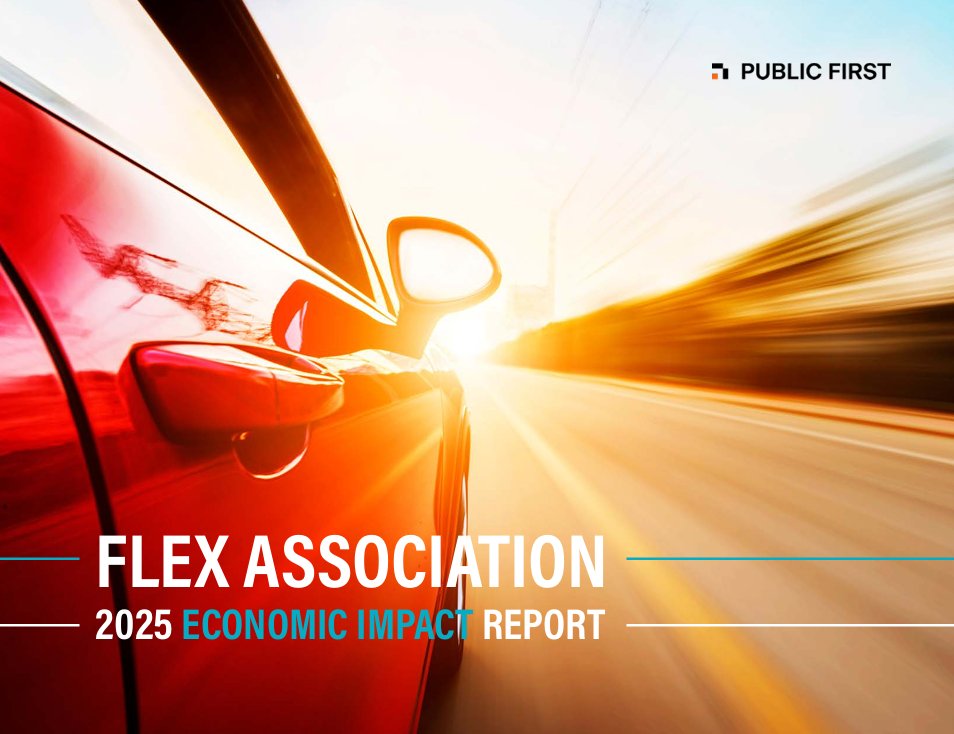 FlexAssoc's tweet photo. NEW: The app-based platform economy supported $414B in U.S. economic activity in 2025 - and is continuing to grow. Read new research from Flex and Public First: https://t.co/N3m2e8bjyP https://t.co/I0ID3gUK3U