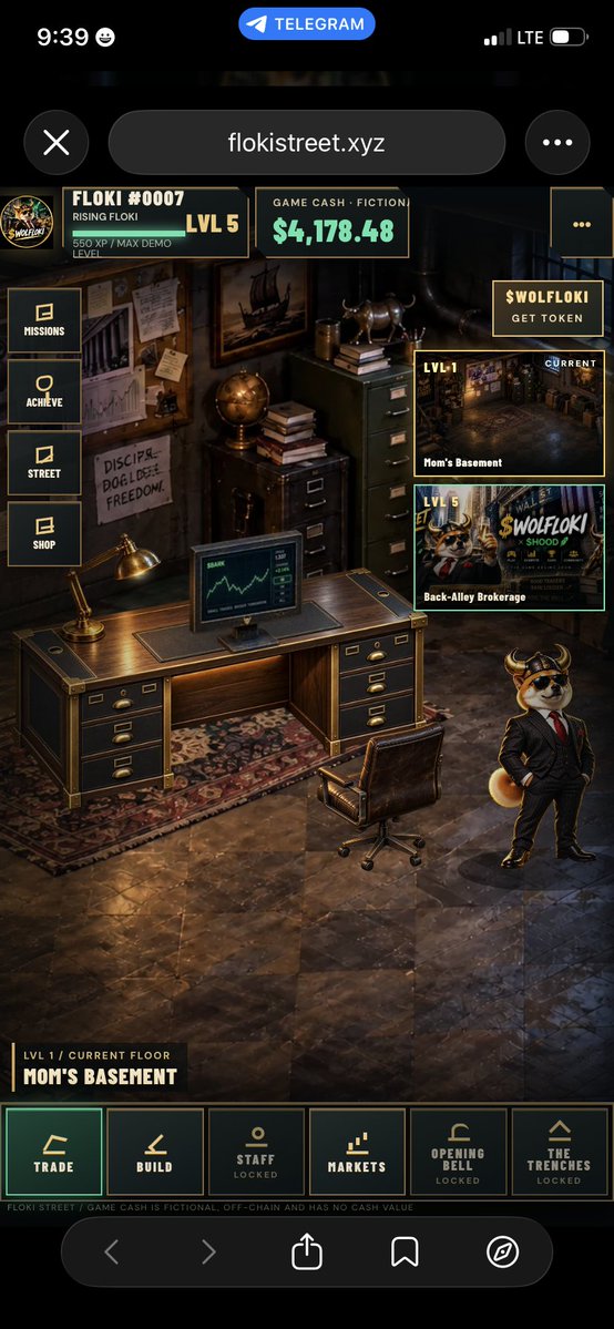 Ellabihe0's tweet photo. Just stepped into the streets 🐺🔥
FLOKI STREET is looking different 👀
From missions to markets, there’s a whole world to explore.
$WOLFLOKI 🐺
Who’s building their way up with me? 🫡

@WolfOfFloki https://t.co/Ntb4bz4VFP