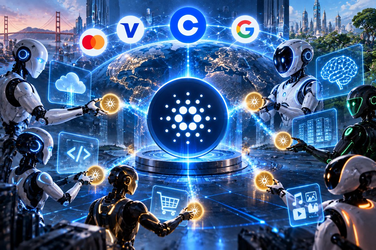 SixxRock1's tweet photo. 🚨これはデカい🔥 Cardano $ADAがCoinbase発のx402エコシステムへ参入し、AIエージェント決済の世界へ本格接続🤖🚀

x402は、AIが人間の操作を待たずにAPIやデジタルサービスを見つける → 料金を確認する → オンチェーンで自動決済するためのオープンな決済規格⚡

つまり将来的には、AI自身がサービスを購入し🤖 データを買い📊 計算能力を借り💻 他のAIへ仕事を依頼して支払う💰 そんな「AIが経済主体になる世界」の決済インフラへCardanoが接続される🌐

さらにx402を取り巻くエコシステムには、CoinbaseだけでなくGoogle、Visa、Mastercardなど大手企業も関わっている🔥

前にも紹介したx402だけど、重要なのはここ🔥 CardanoがAIブームに乗るための“AIトークン”を作っているのではなく、AIが実際にお金を使うためのインフラ側へ入ろうとしている🔵

x402🤖 × Cardano🔵 × ステーブルコイン💵 × Masumi🤝 × Midnightのプライバシー🌙 × Leiosのスケーリング⚡

これらがつながってくると、Cardanoが狙っている「AIエージェント経済」の全体像がかなり見えてくる👀

次のブロックチェーンユーザーは、人間だけではない🤖

何百万、何億というAIが24時間支払いを続ける時代、その決済レイヤーにCardanoが入ればかなり面白いことになる🔵🚀