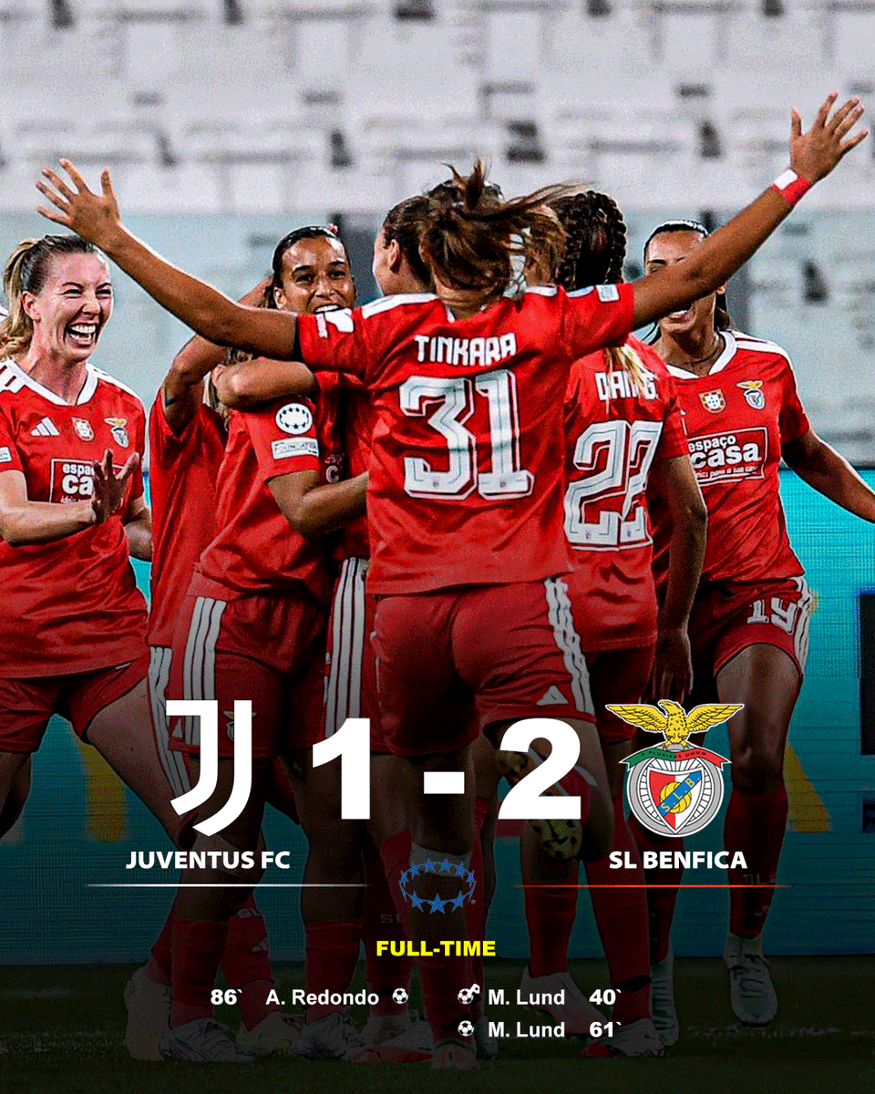 BenficaFem's tweet photo. Os 3 pontos vêm para Lisboa!! ✅ 🦅

#UWCL https://t.co/2QjQzEbGjU