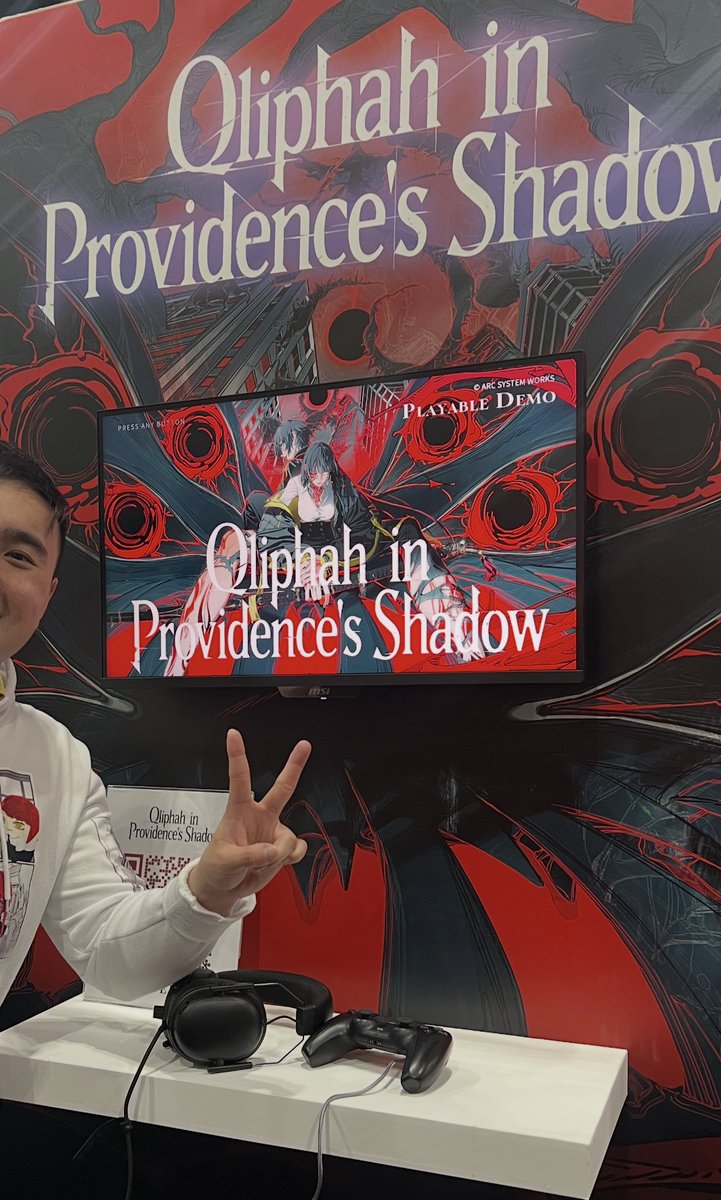 MrDoomyBoom's tweet photo. Can’t wait to play this game tomorrow! 🔥🎮 #Qliphah @ArcSystemWorksU https://t.co/3tldzbl7i9
