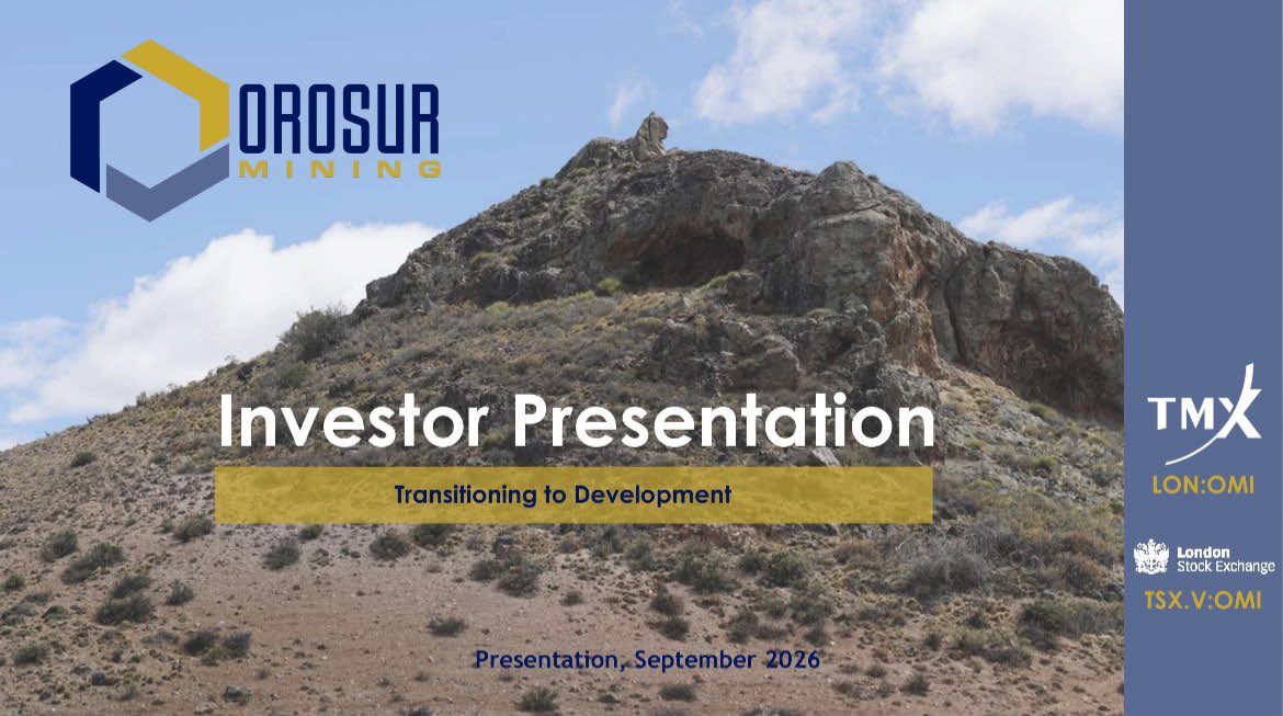 theanimeguy110's tweet photo. While the noise argues over whether $OMI is at Beaver Creek…

✅ Officially listed — 1-on-1s only
✅ Fresh Sept investor deck uploaded today
✅ Headline: “Transitioning to Development”
✅ Pepas + APTA + El Cedro all advancing

Brad’s there to talk business. Now let the assets do the talking. 👀⛏️🔥

#OMI #Gold #Mining #Copper

https://t.co/j52ofgLqgk

@OrosurM