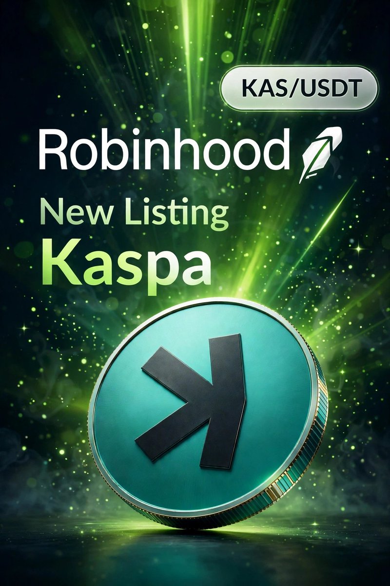 hodlinsky's tweet photo. It’s time to make some real noise. Let’s make sure Robinhood hears us loud and clear: we want $KAS listed!

​Let’s show them the strength of the Kaspa community.
Like, repost, and drop a comment to spread the word! https://t.co/5HHSvRBWgN