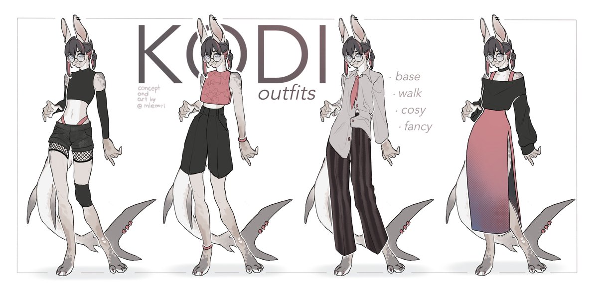 mlemriart_furry's tweet photo. Hi there! I finaly finished my #character mascot design! Say HI to Kodi! 

I'll publish main and nsfw versions too~ 

#oc #furryart #commissionopen https://t.co/v8tfFrgwsl