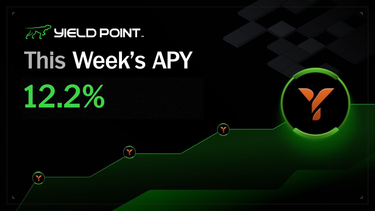 YieldPointCap's tweet photo. The hunt keeps paying off. 12.2% APY on yUTY🔥 https://t.co/Ch9ecDJed8