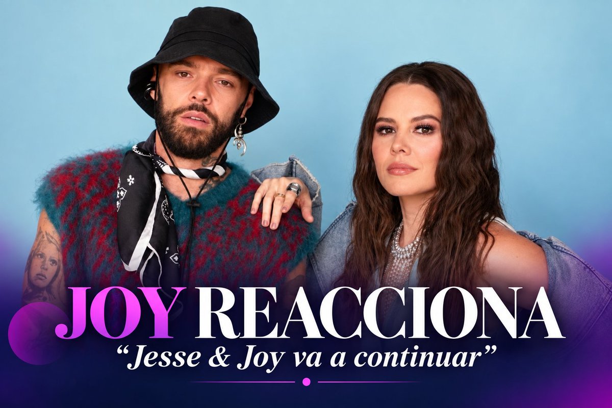 PueblaEventodo's tweet photo. 🎤 Joy rompió el silencio tras el anuncio de Jesse y confesó que tiene miedo, pero que ha decidido seguir cantando.
“Jesse & Joy va a continuar”.
#JesseYJoy #Joy #HayDeTodoEnEventodo #eventodo https://t.co/2AIHDynD3h