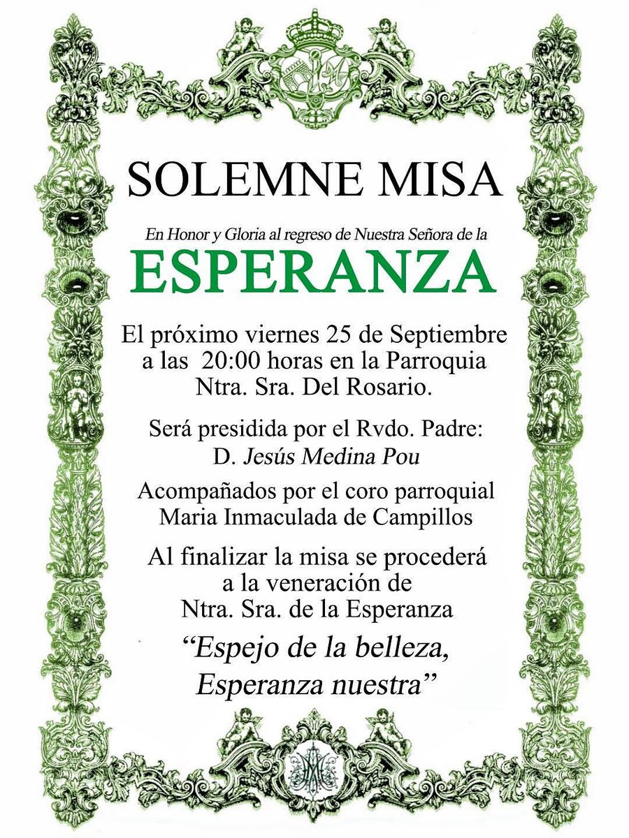 lajarapasion's tweet photo. ⚓️ | La Macarena regresa... donde la 𝑬𝑺𝑷𝑬𝑹𝑨𝑵𝒁𝑨 nunca se fue.

Tras las labores de conservación y restauración realizadas a Ntra. Sra, de la Esperanza Macarena, esta semana será presentada la imagen tras su ausencia.

#LaJaraGlorias26 #MartíndelaJara #EsperanzaDeLaJara https://t.co/rKCeMaHUIh