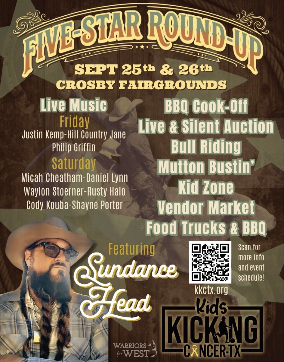 SundanceHead's tweet photo. Crosby tx this sat for an Amazing cause ❤️visit https://t.co/GSpwGxVapq or scan the code and join us for Kids Kicking Cancer Tx https://t.co/WDFAfeMI2N