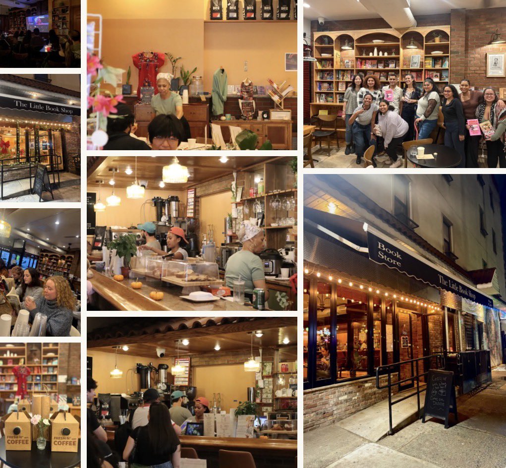 iamMauriceW's tweet photo. My favorite Black-owned Book Store whenever I visit Brooklyn is : The Little Bookshop.

It’s so cozy. Great collection of books and delicious coffee.

And it’s family owned. Mother, Daughter, Husband

https://t.co/EPlGZJEUCB https://t.co/8pRbgtJuFG