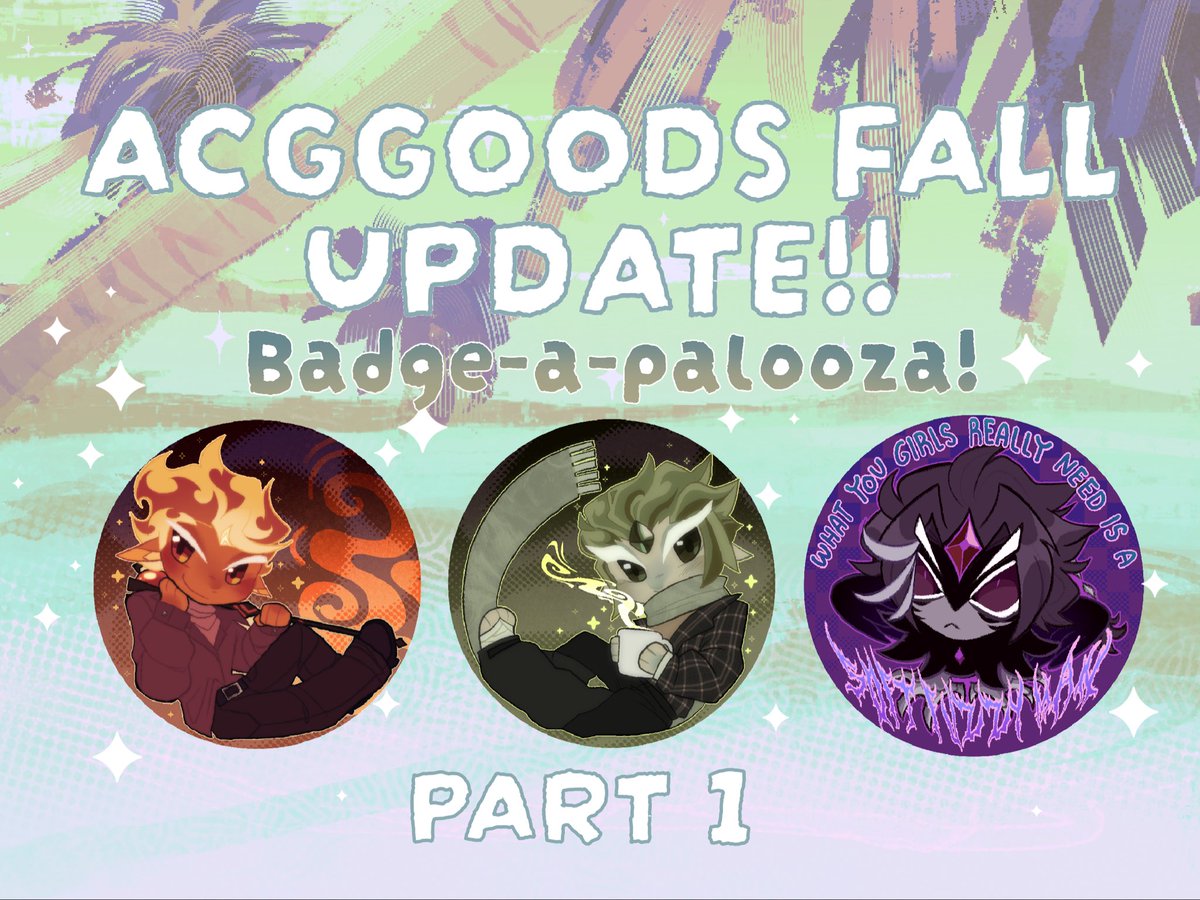 Vicry_Variant's tweet photo. 🔮ACGGOODS FALL UPDATE IN MY STORE🔮
PART 1 — BADGES!

https://t.co/NX3egUXJ97

#firewind #windfire #acggoods #onlinestore https://t.co/SSEFqR8U1a