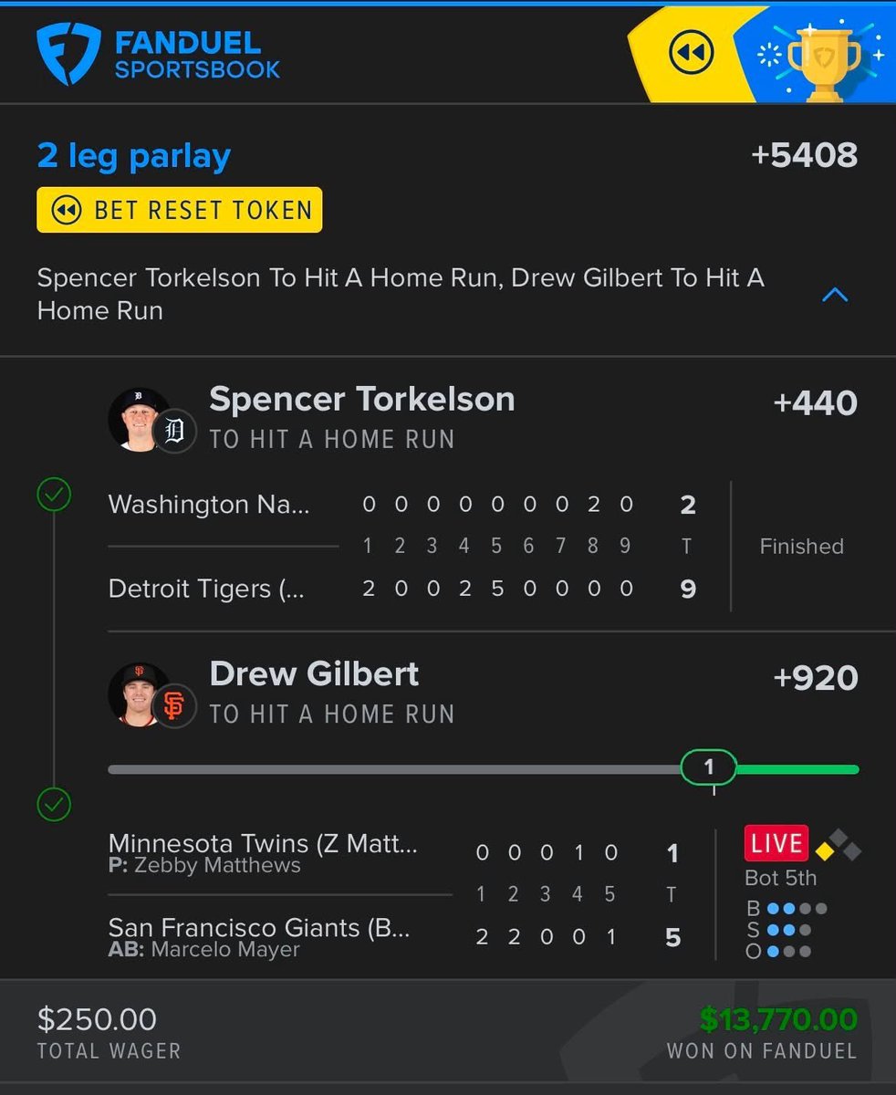 surebangpicks's tweet photo. BOTH YARD! +5408 CASHED! 💣💣

Torkelson + Gilbert GONE! ✅
$250 ➡️ $13,770 ON FANDUEL!

DINGER PARLAY HIT DIFFERENT! WHO TAILED?! 👇

https://t.co/IwHlyVSPlz

@Playbook https://t.co/H84UDQC1CO